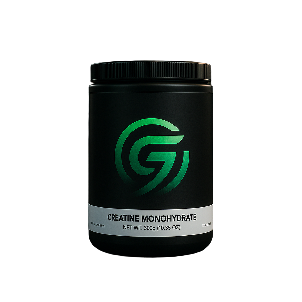 GaineticAI Creatine Monohydrate – 300g (60 Servings) Premium Muscle Recovery Fuel