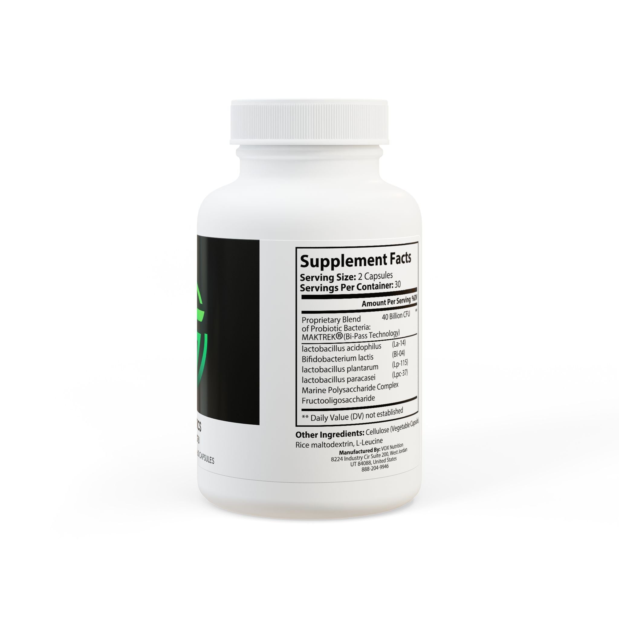 GaineticAI Probiotics Supplement – 60 Capsules