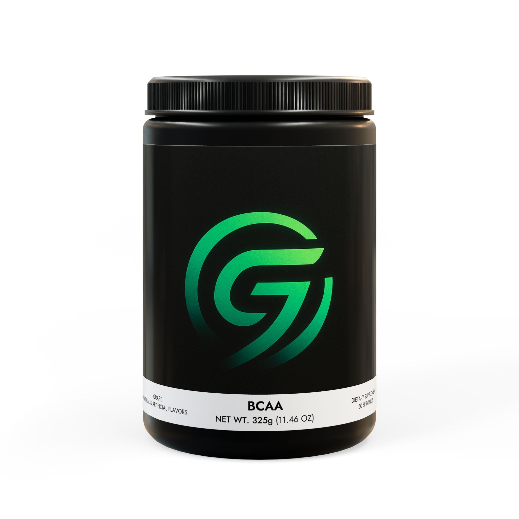 GaineticAI BCAA Supplement – Grape (325 g / 11.46 oz, 50 Servings)