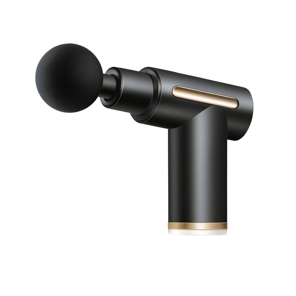 GaineticAI Core Recovery Massage Gun – 6 Speeds, 4 Heads