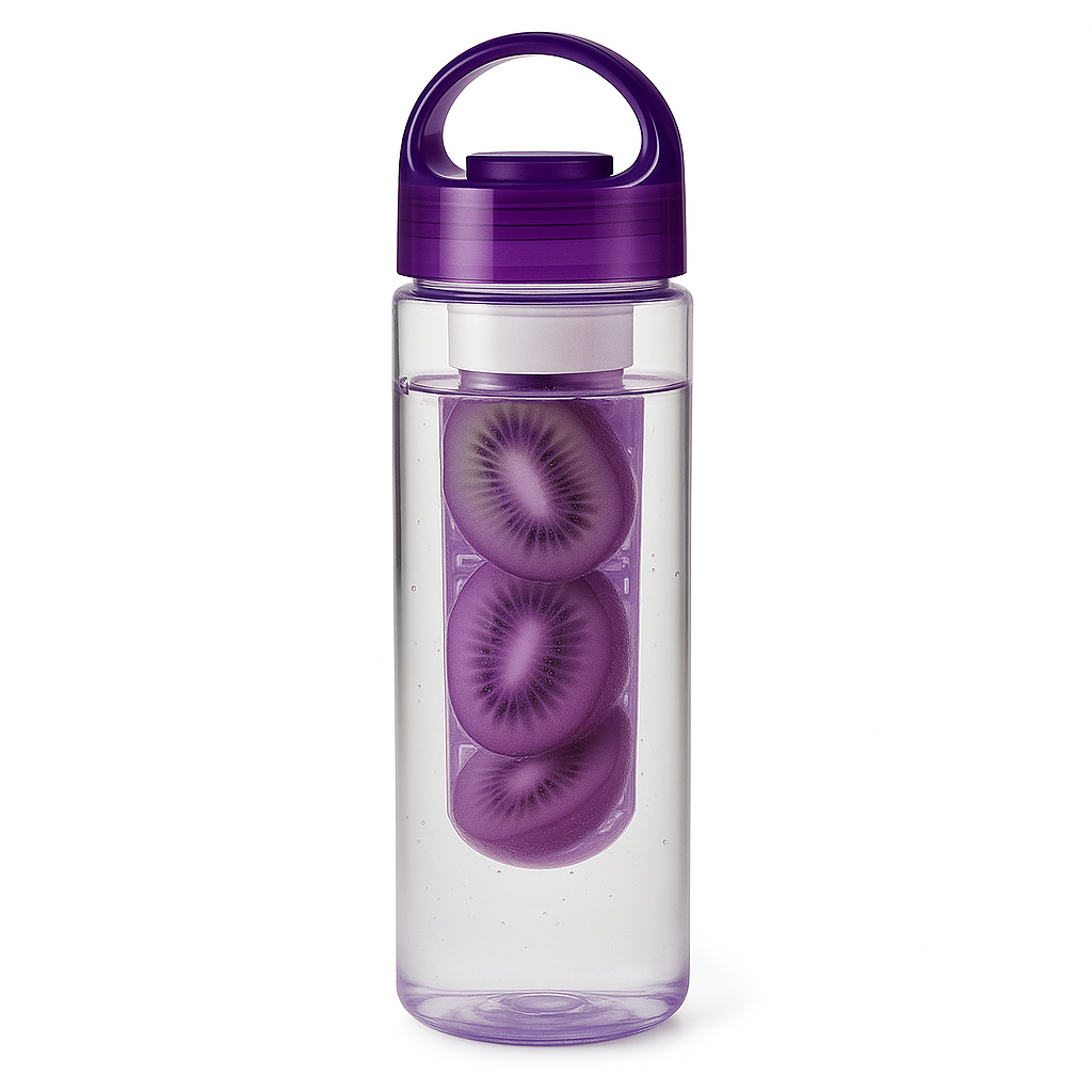 GaineticAI Fruit Infuser Water Bottle – 24oz BPA-Free with Handle