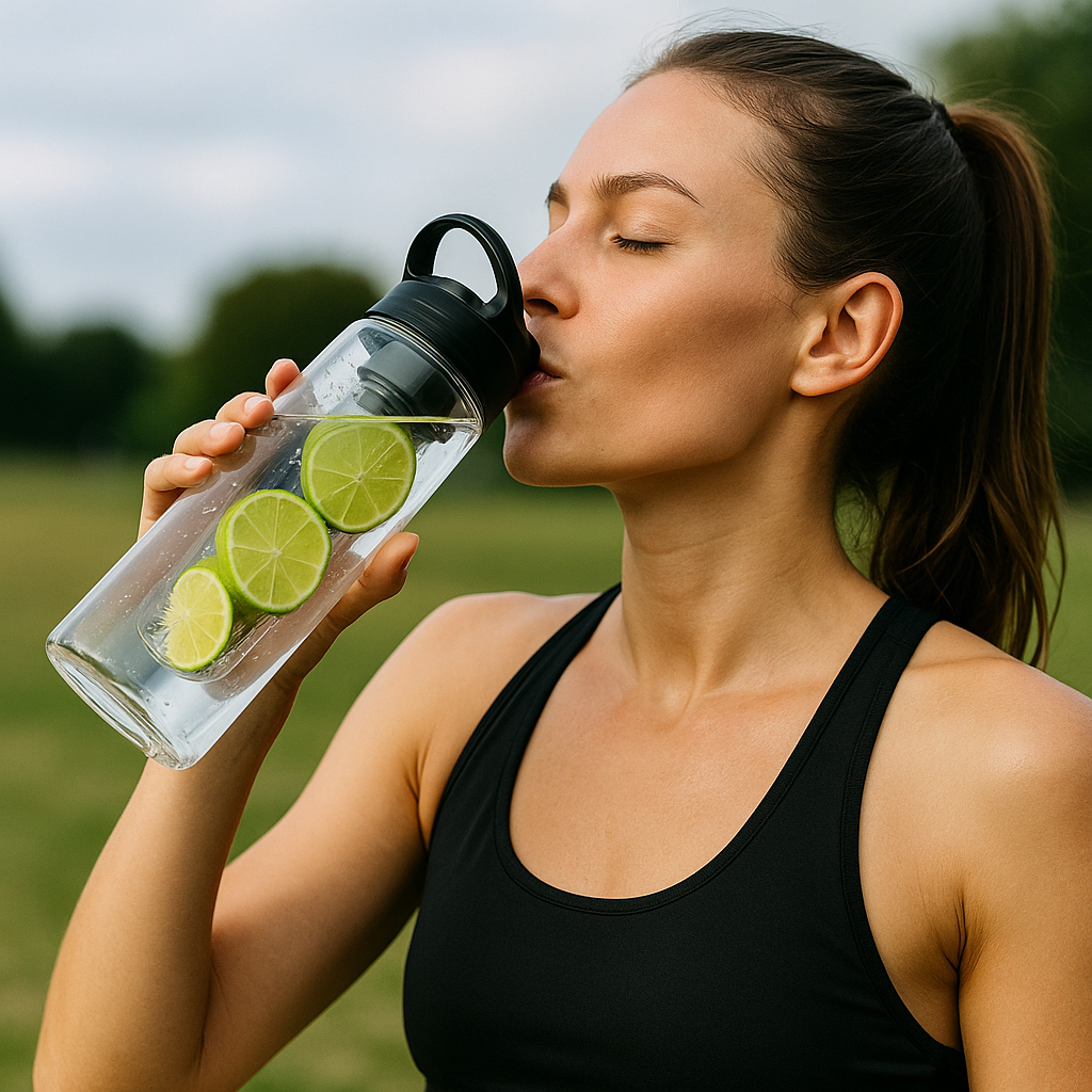 GaineticAI Fruit Infuser Water Bottle – 24oz BPA-Free with Handle