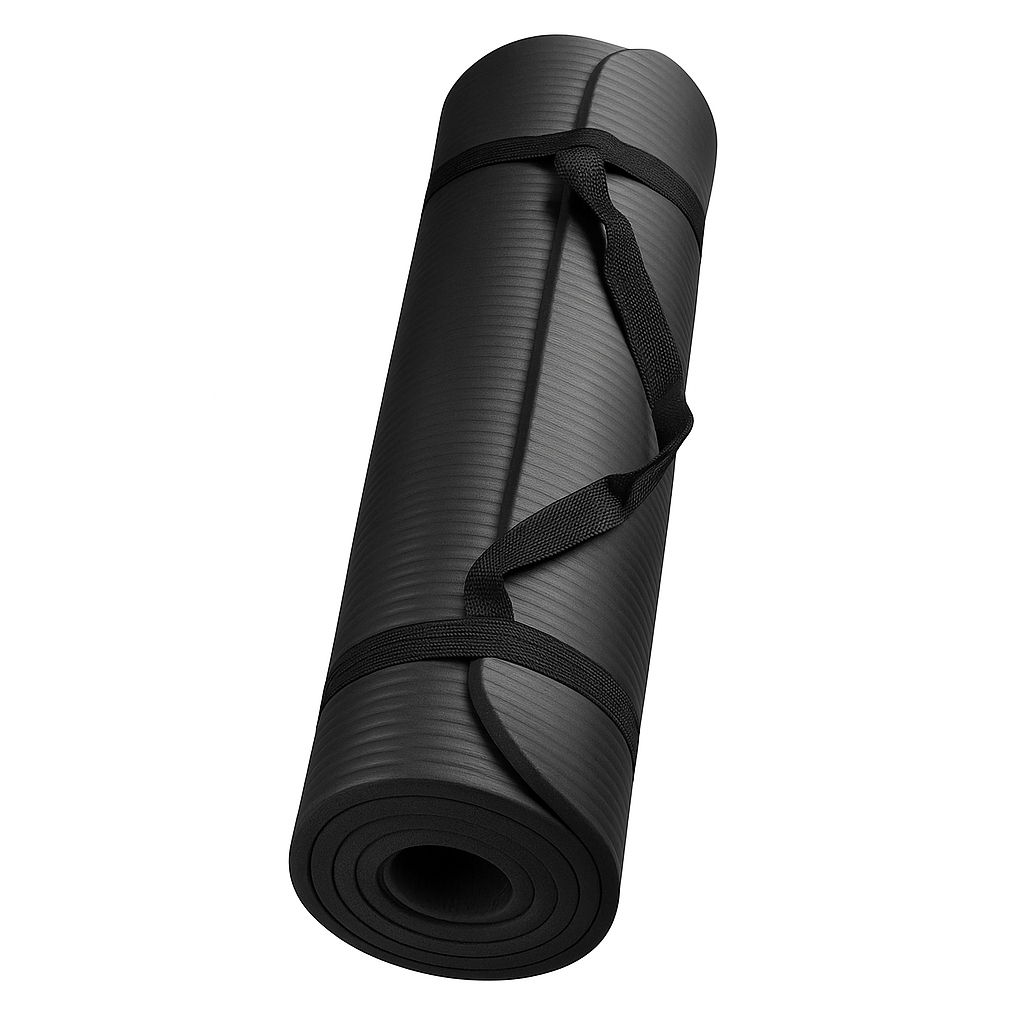 GaineticAI Large Slip-Resistant Yoga & Fitness Mat – Extra Thick NBR