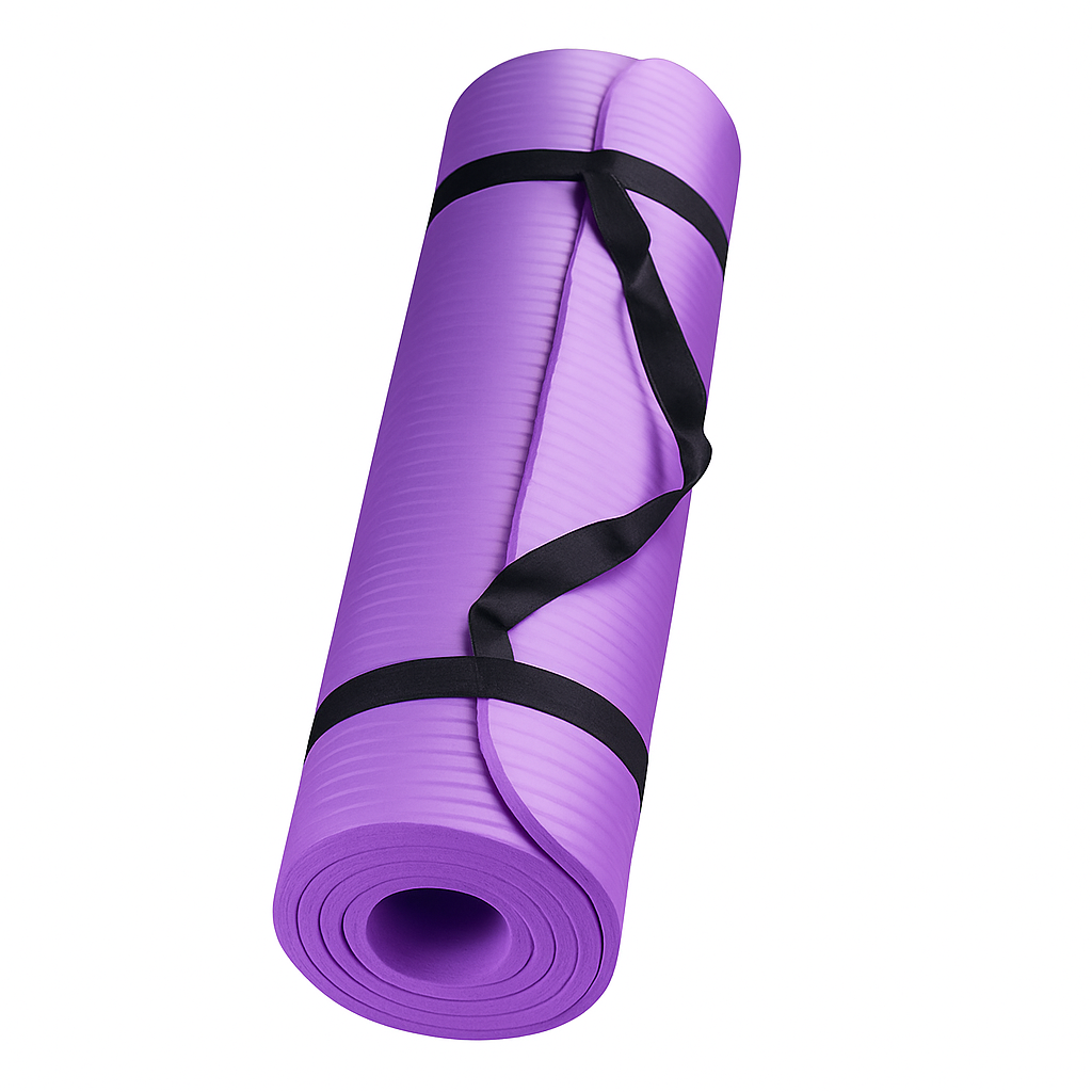 GaineticAI Large Slip-Resistant Yoga & Fitness Mat – Extra Thick NBR