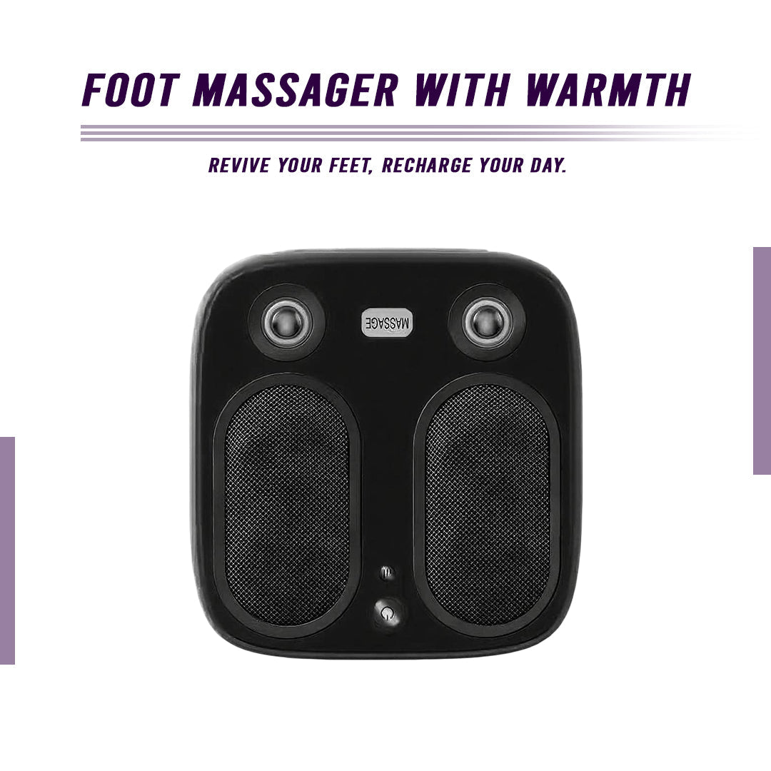GaineticAI Stress & Pain Relief Foot Massager with Heat – Deep Tissue & Circulation