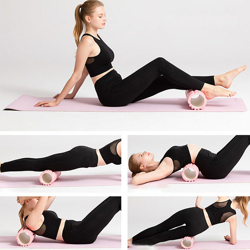 GaineticAI Yoga Foam Roller – Deep Tissue Massage & Muscle Recovery