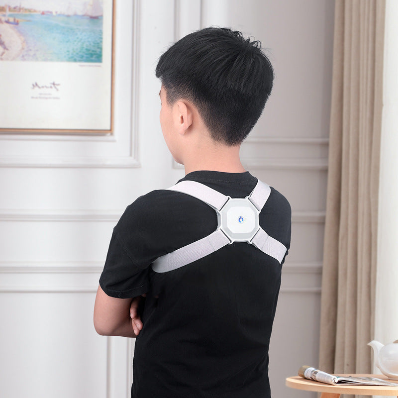 GaineticAI Smart Posture Corrector – Adjustable for Kids & Adults