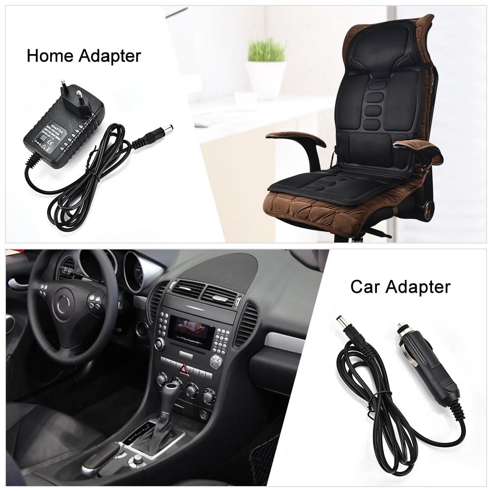 GaineticAI Heated Vibration Massage Cushion – Portable Full-Body Relief