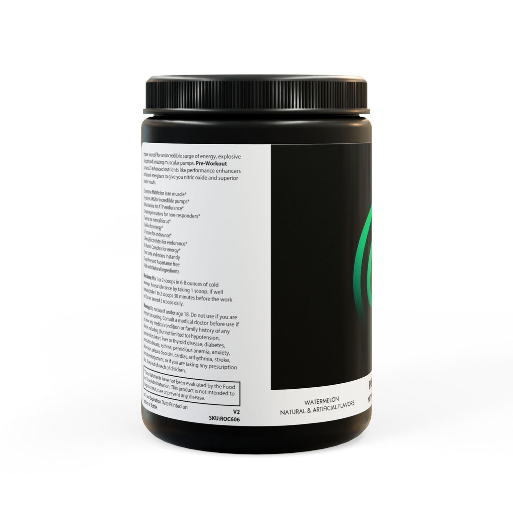 GaineticAI Pre-Workout – Watermelon (300g / 10.58oz)