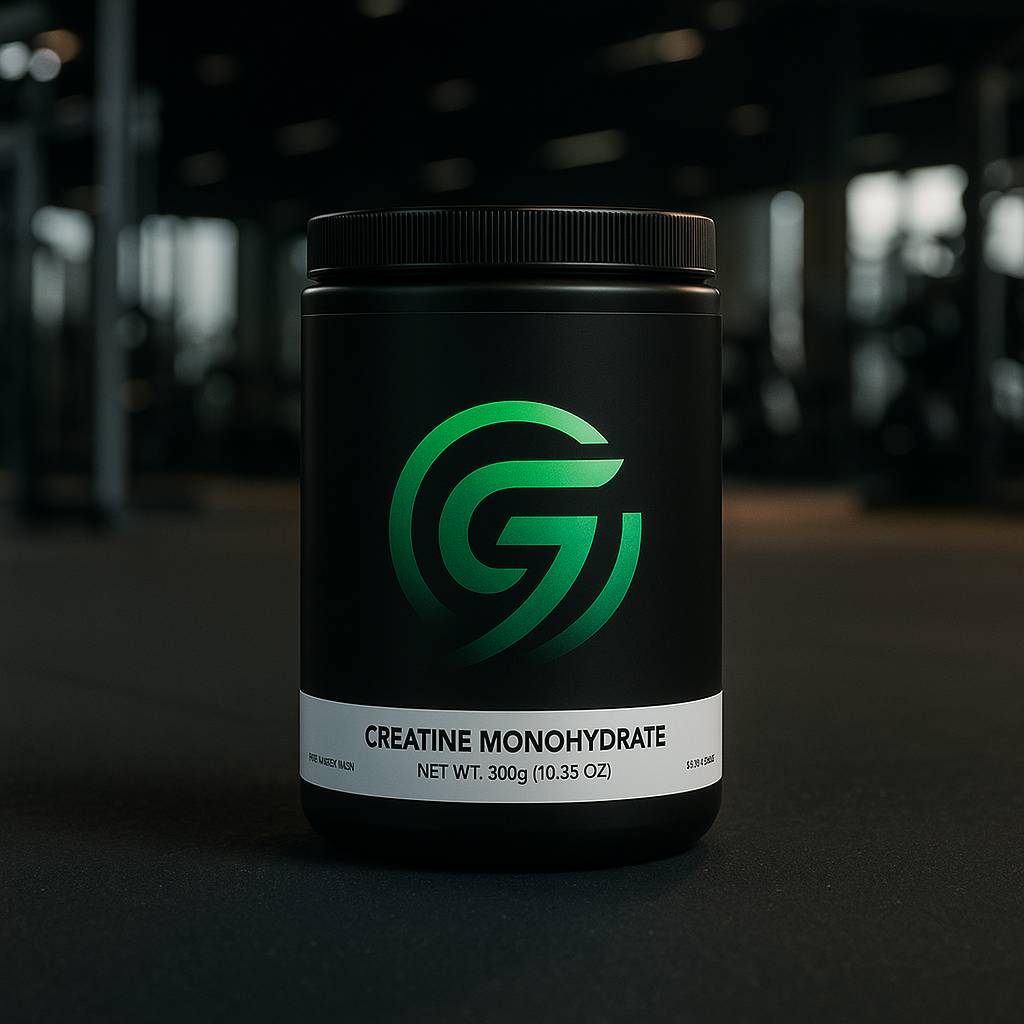 GaineticAI Creatine Monohydrate – 300g (60 Servings) Premium Muscle Recovery Fuel