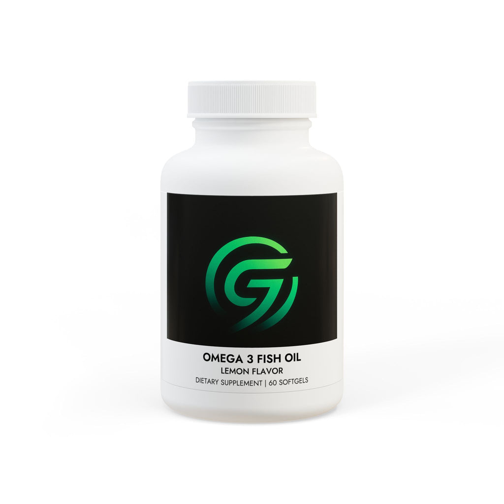 GaineticAI Omega-3 Fish Oil Supplement – 60 Softgels