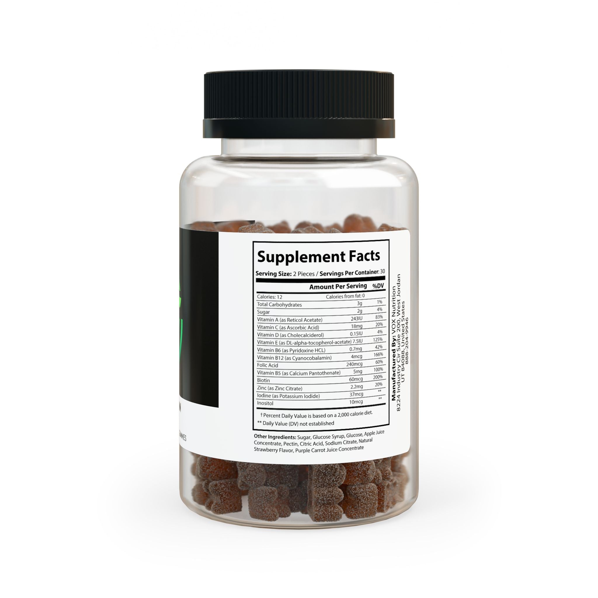 GaineticAI Multivitamin Gummies for Adults – 60 Gummies