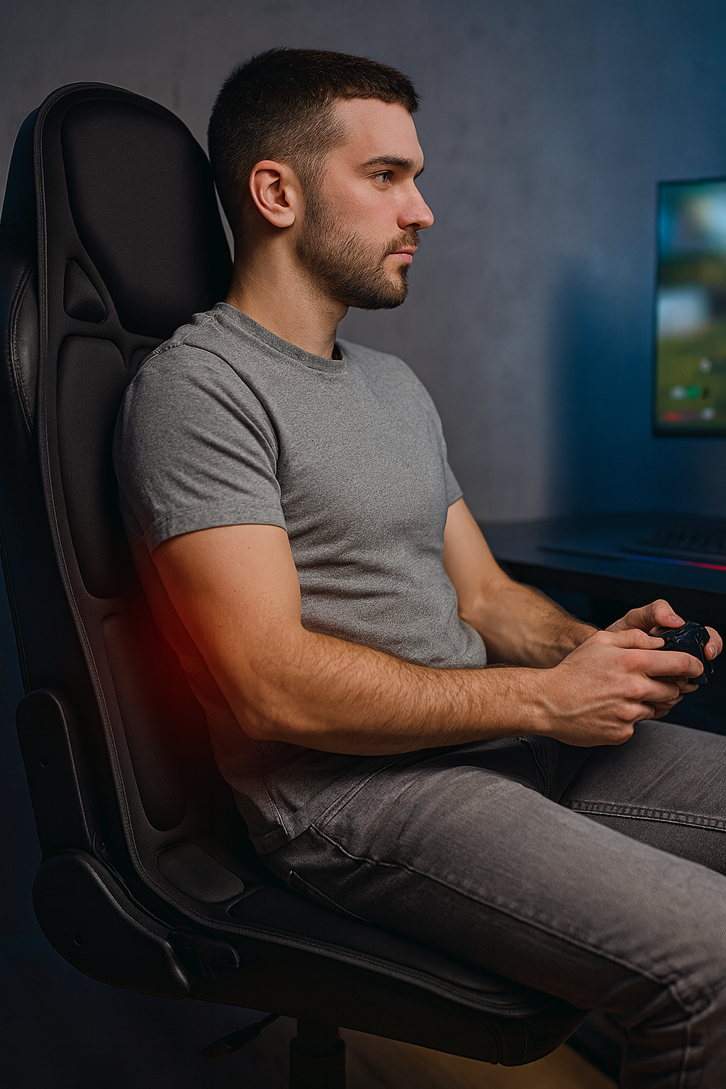 Heated Vibration Massage Cushion – Portable Full-Body Relief