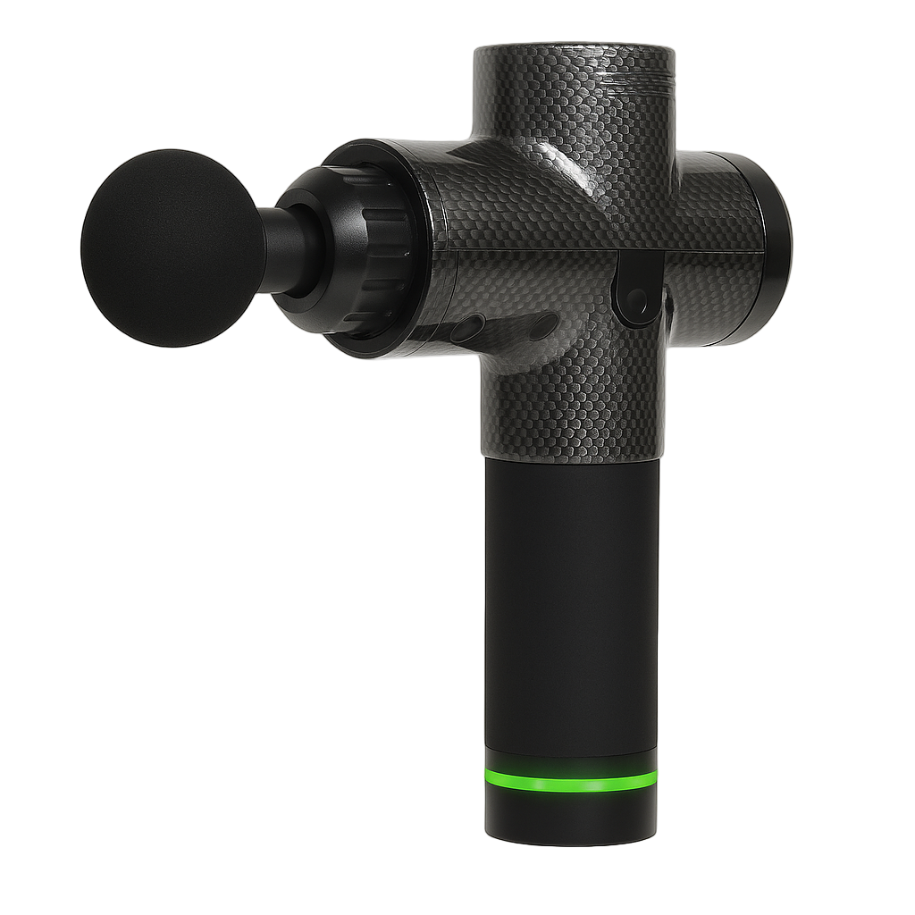 GaineticAI 30-Speed Premium Massage Gun – 6 Heads Deep Tissue Recovery