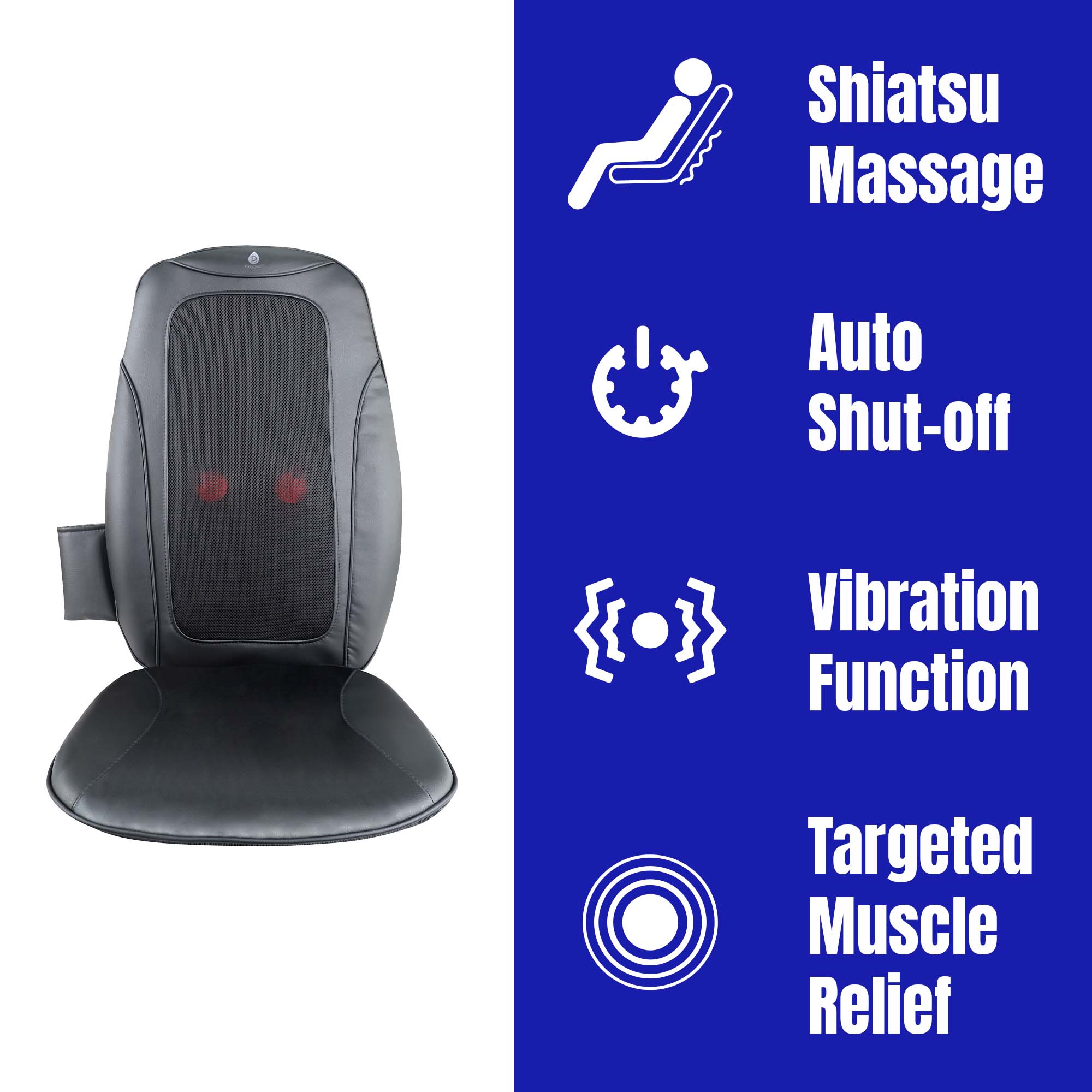 Shiatsu Chair Massager with Vibration – Ultimate Relaxation-2