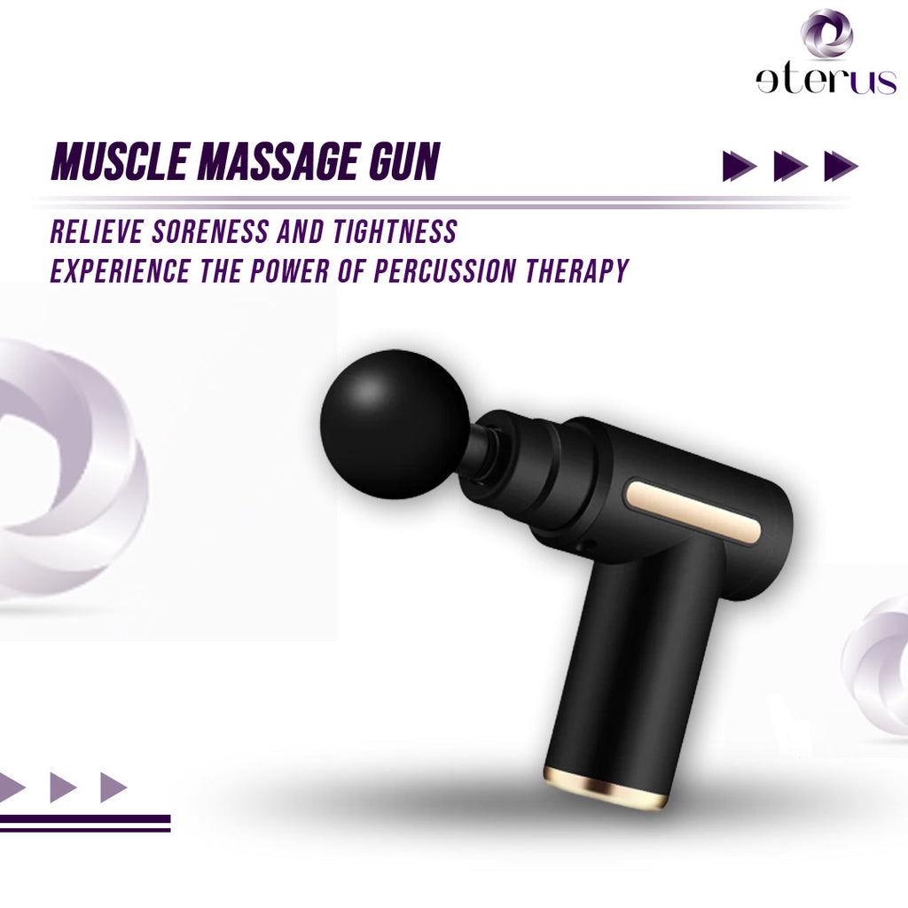 GaineticAI Core Recovery Massage Gun – 6 Speeds, 4 Heads