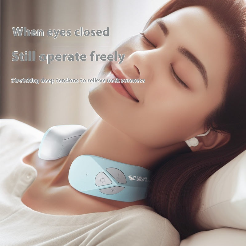GaineticAI EMS Neck & Cervical Massager – Pulse Therapy with 15 Levels